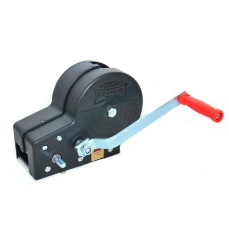 Wyciągarka Dragon Winch DWK 35 VC – ręczna, 1588 kg, pas/lina 10 m, dwubiegowa, z obudową